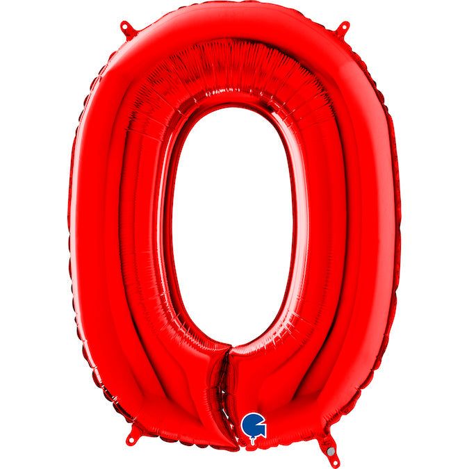 Foil Number Balloons - Red