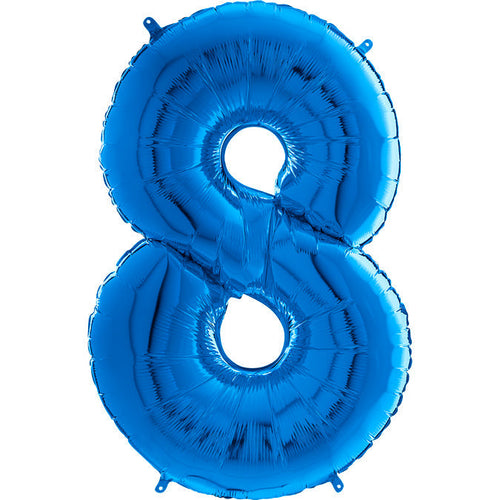 Foil Number Balloons - Blue