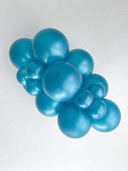 Metallic Teal - Standard Helium Balloons
