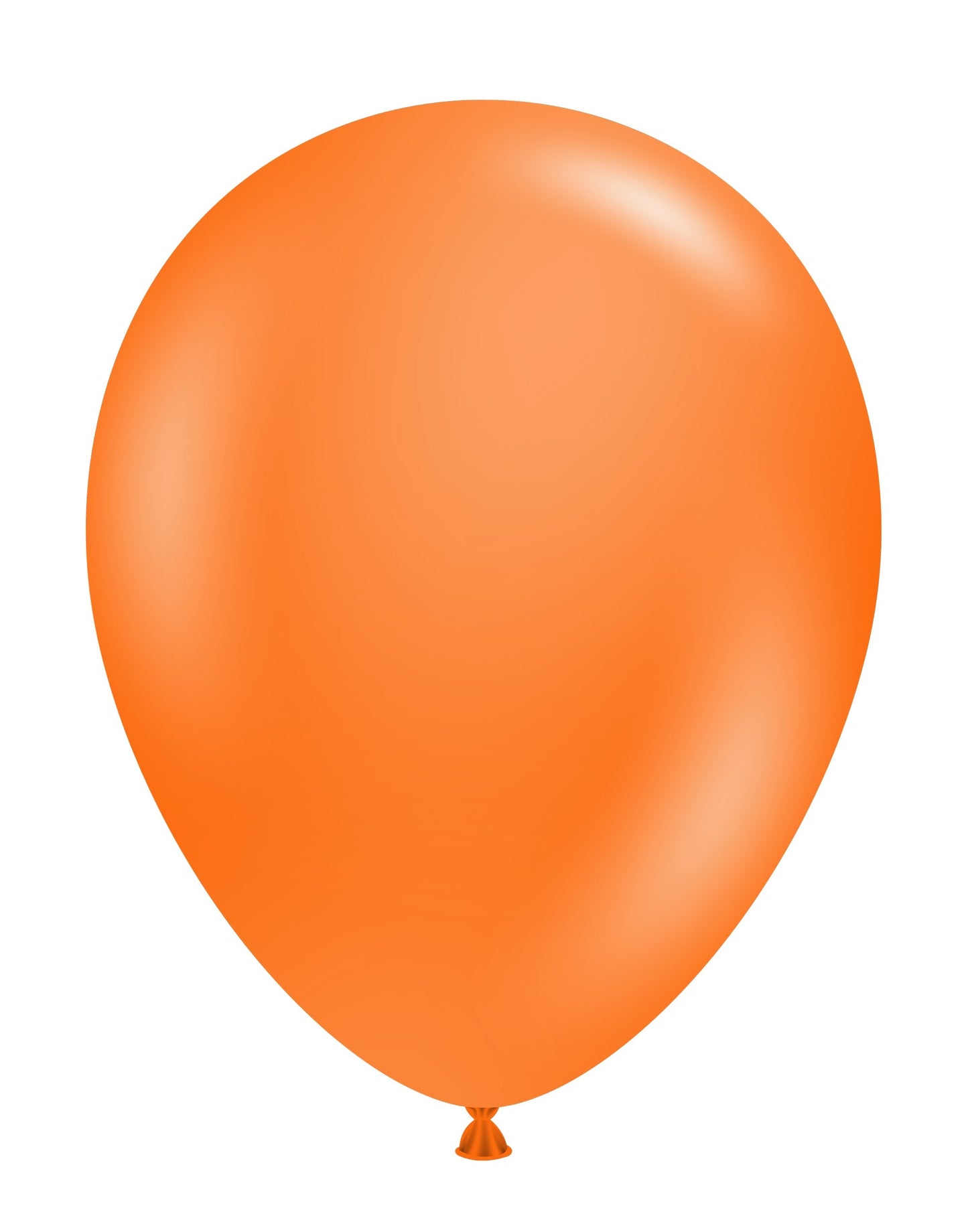 Orange - Standard Helium Balloons