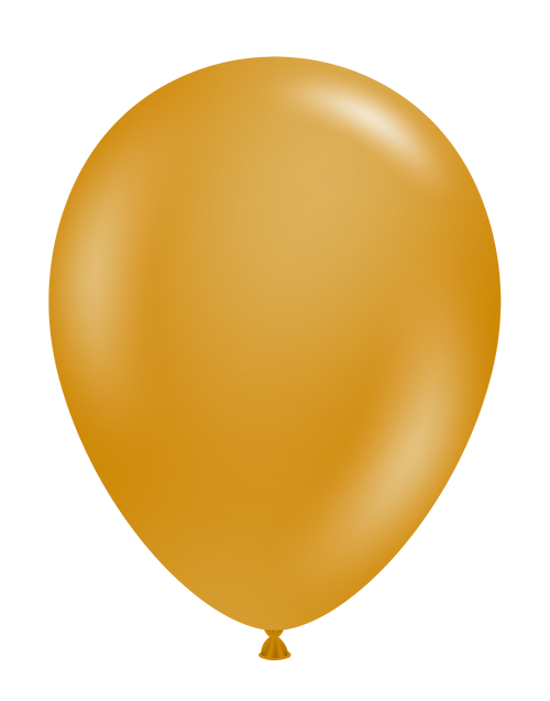 Mustard - Standard Helium Balloons