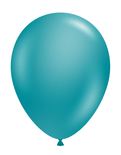 Metallic Teal - Standard Helium Balloons