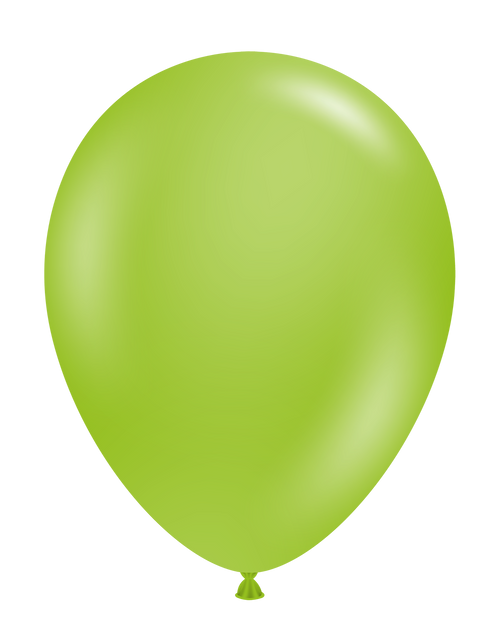 Lime Green - Standard Helium Balloons
