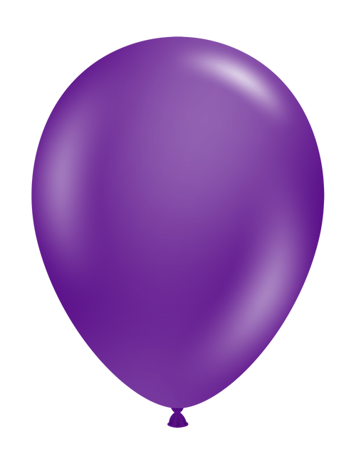 Plum Purple - Standard Helium Balloons