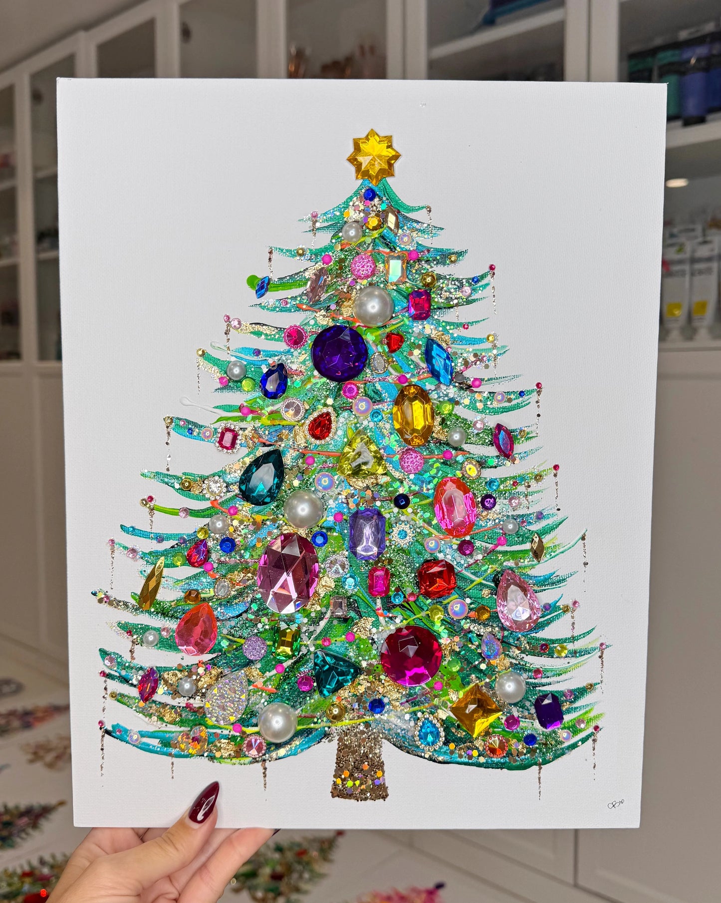 STUDIO SESSION: Holiday Canvas Painting