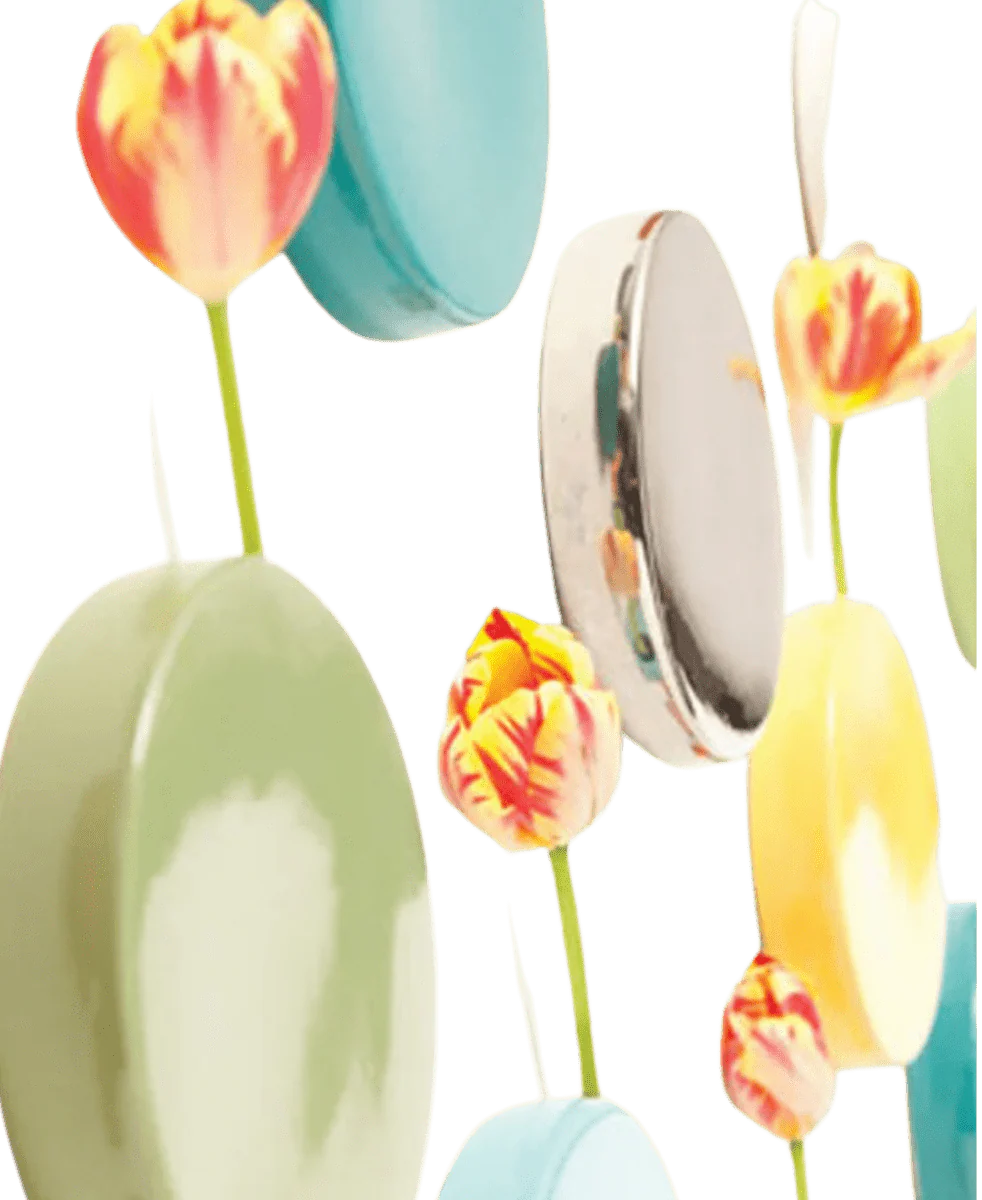 Wall Dot Ceramic Flower Vase