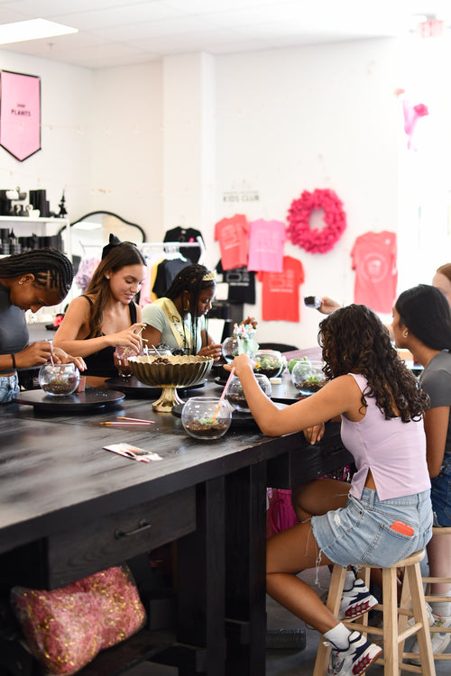 KIDS PARTY THEME: Terrarium Making
