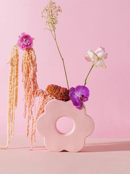 Daisy Vase - Pink