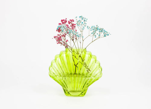 Seashell Vase - Green