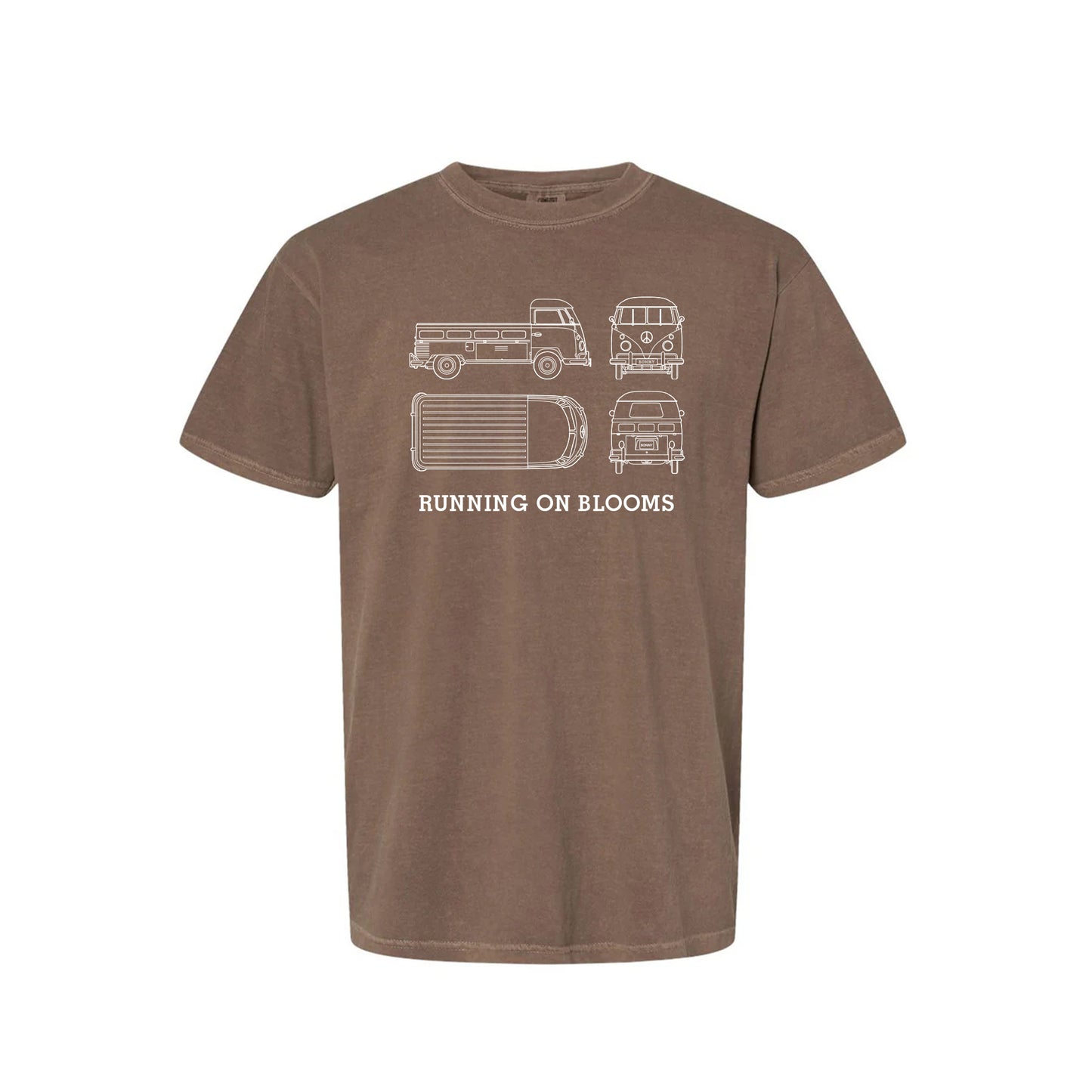 Unisex Running on Blooms Merch Tee - Adult Sizes