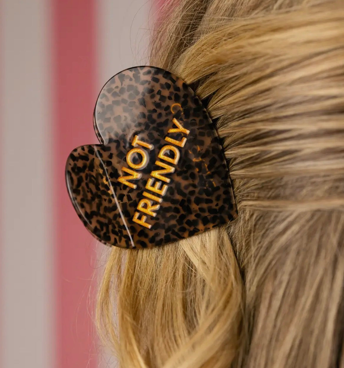 Not Friendly hairclip