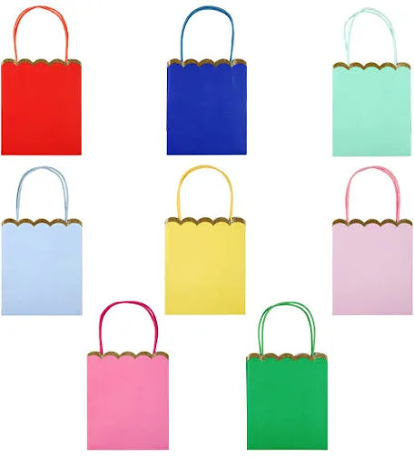 Multicolor Party Bags - Set of 8