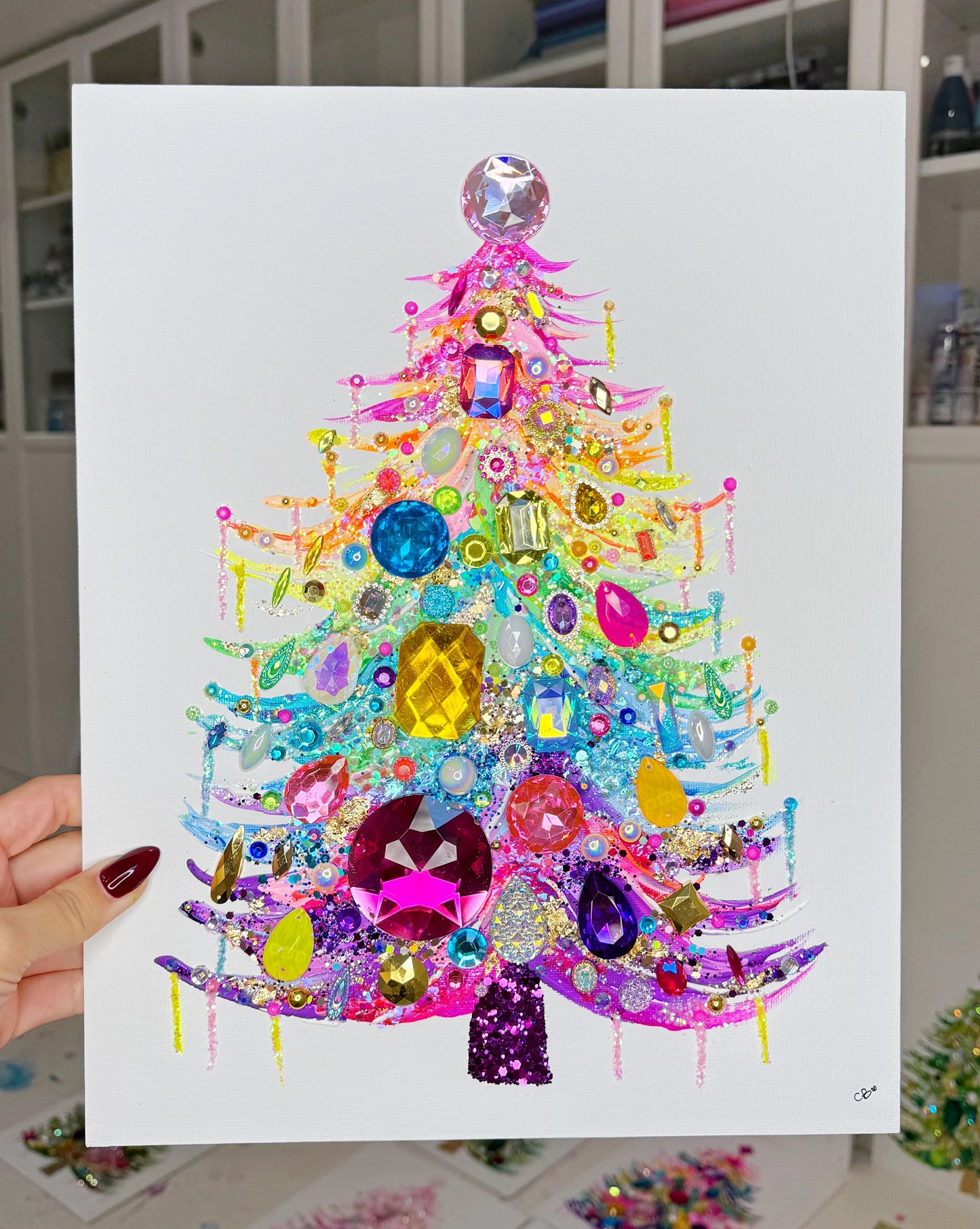 STUDIO SESSION: Holiday Canvas Painting