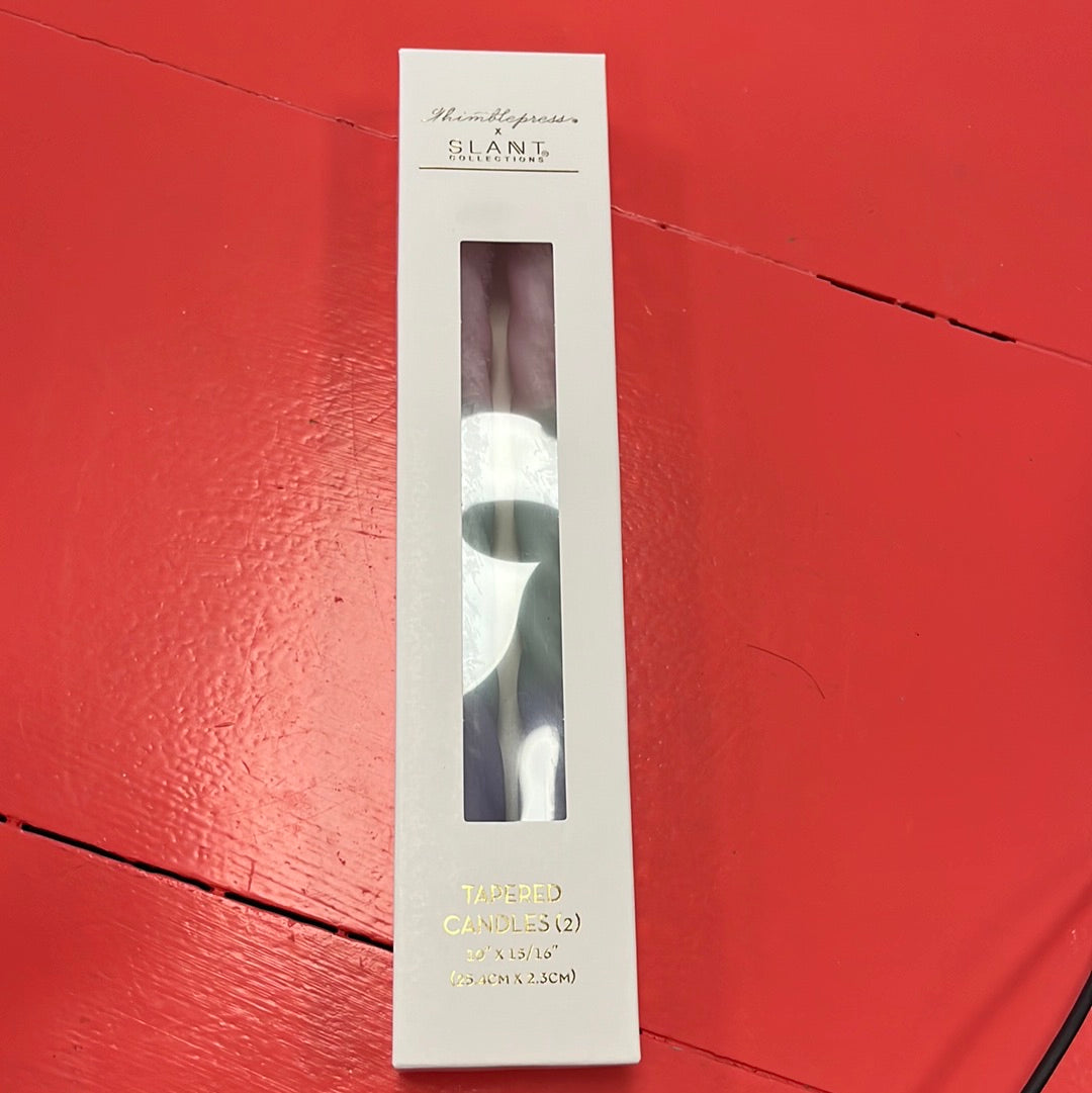 Multicolor taper candles RunningonBlooms