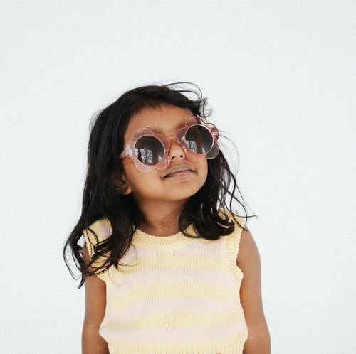 Kids Flower Sunglasses - Rosewater