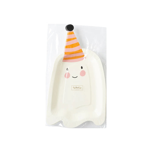 Party Ghost Shaped Paper Plates - 8 ct.