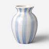 Blue Stripe Ceramic Vase