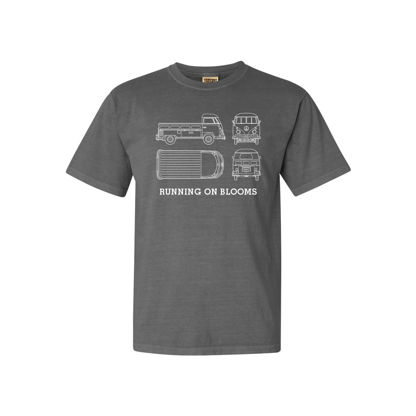 Unisex Running on Blooms Merch Tee - Adult Sizes
