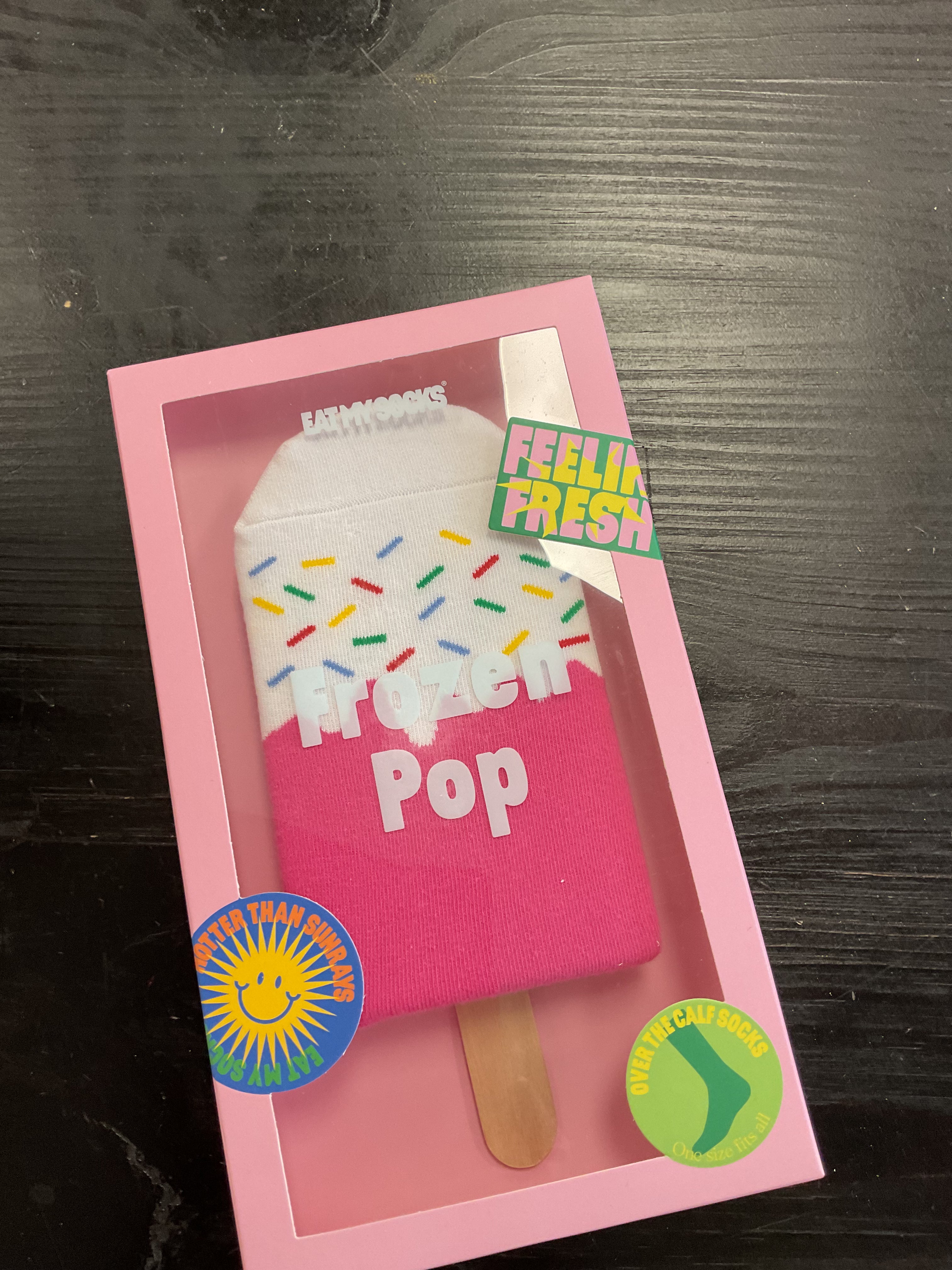 Strawberry popsicle socks