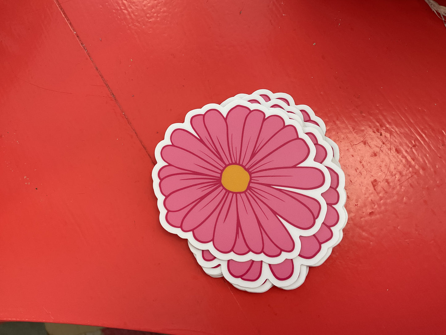 Pink Daisy sticker
