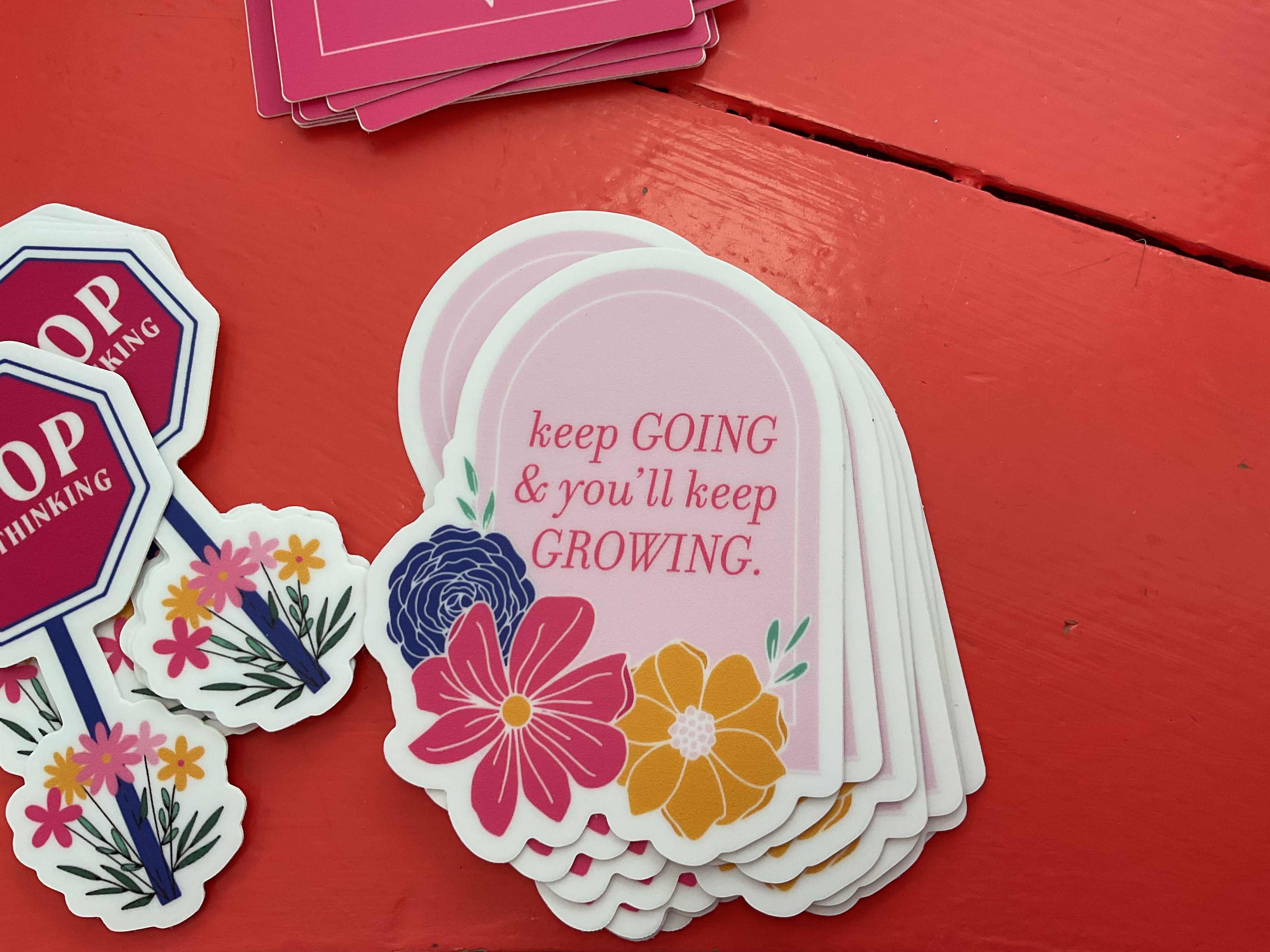 Keep going sticker