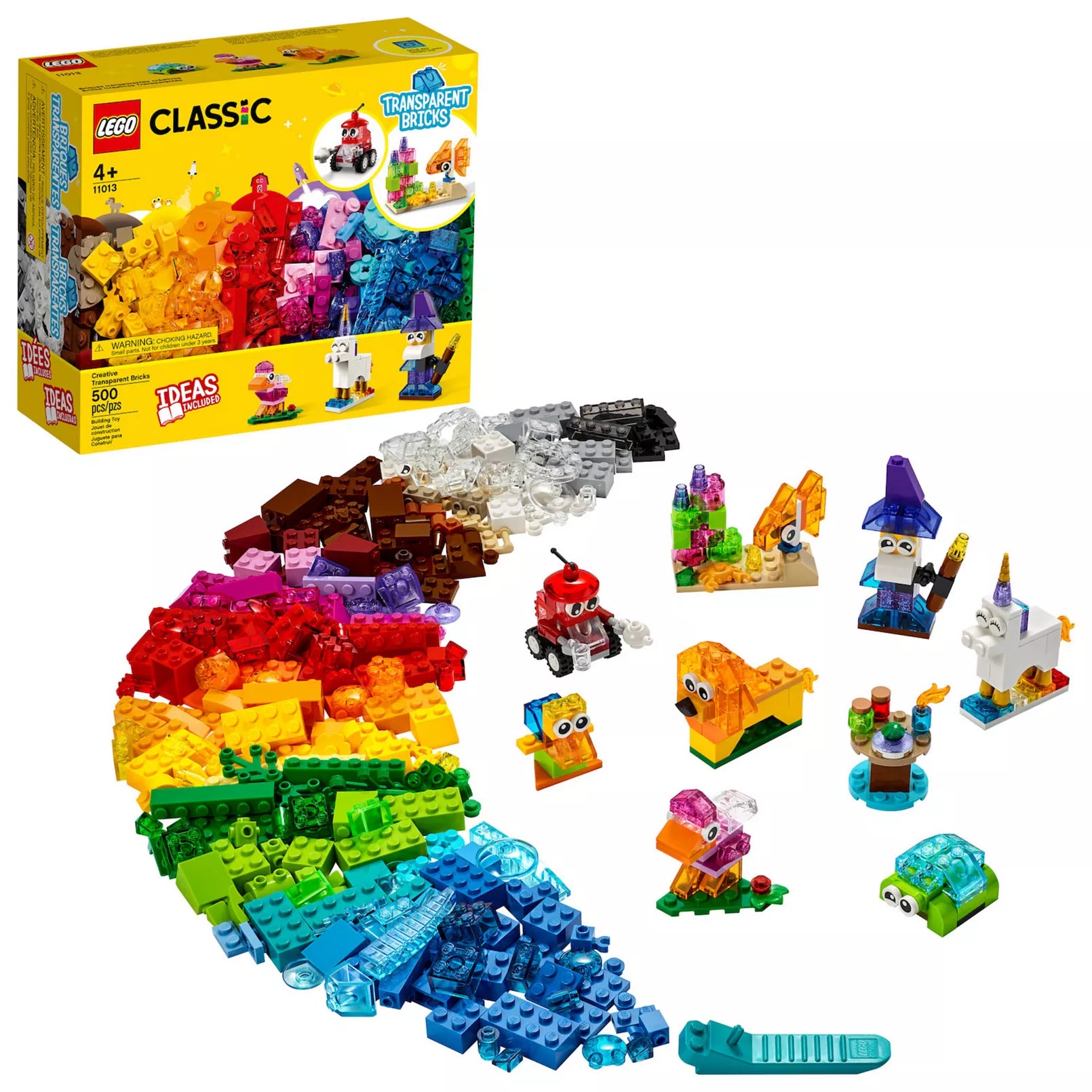 LEGO® Classic Creative Transparent Bricks Building Set [11013]