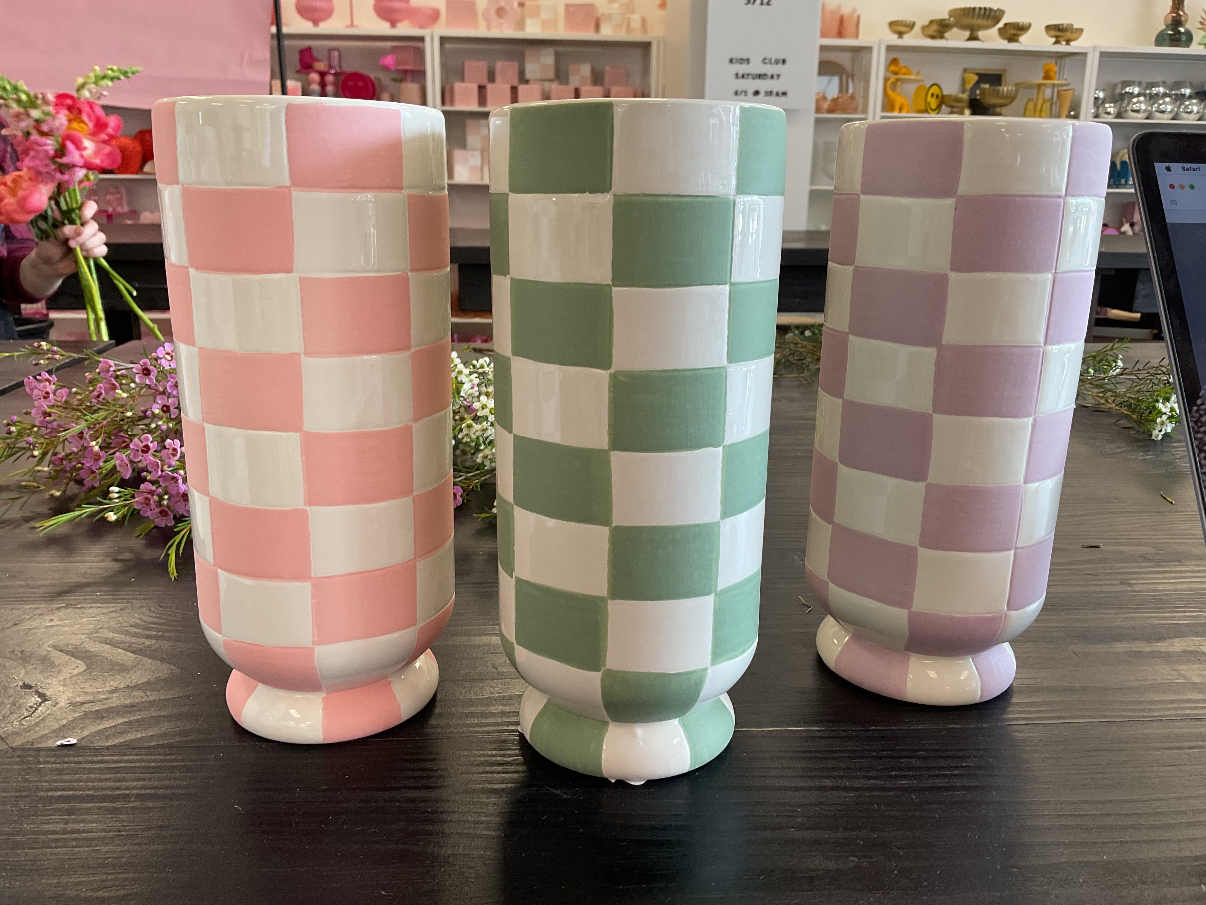 Checkered Vases