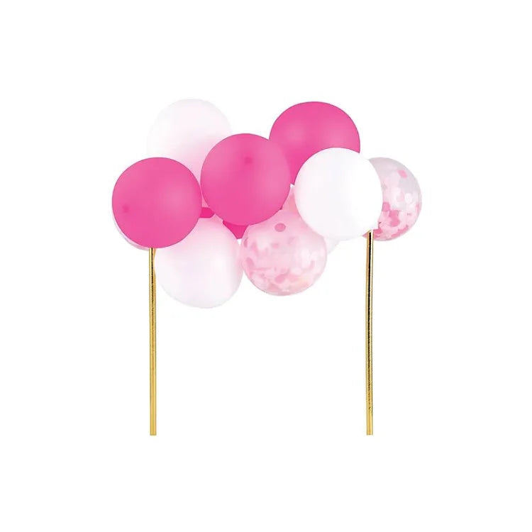Pink Balloons Cake Topper
