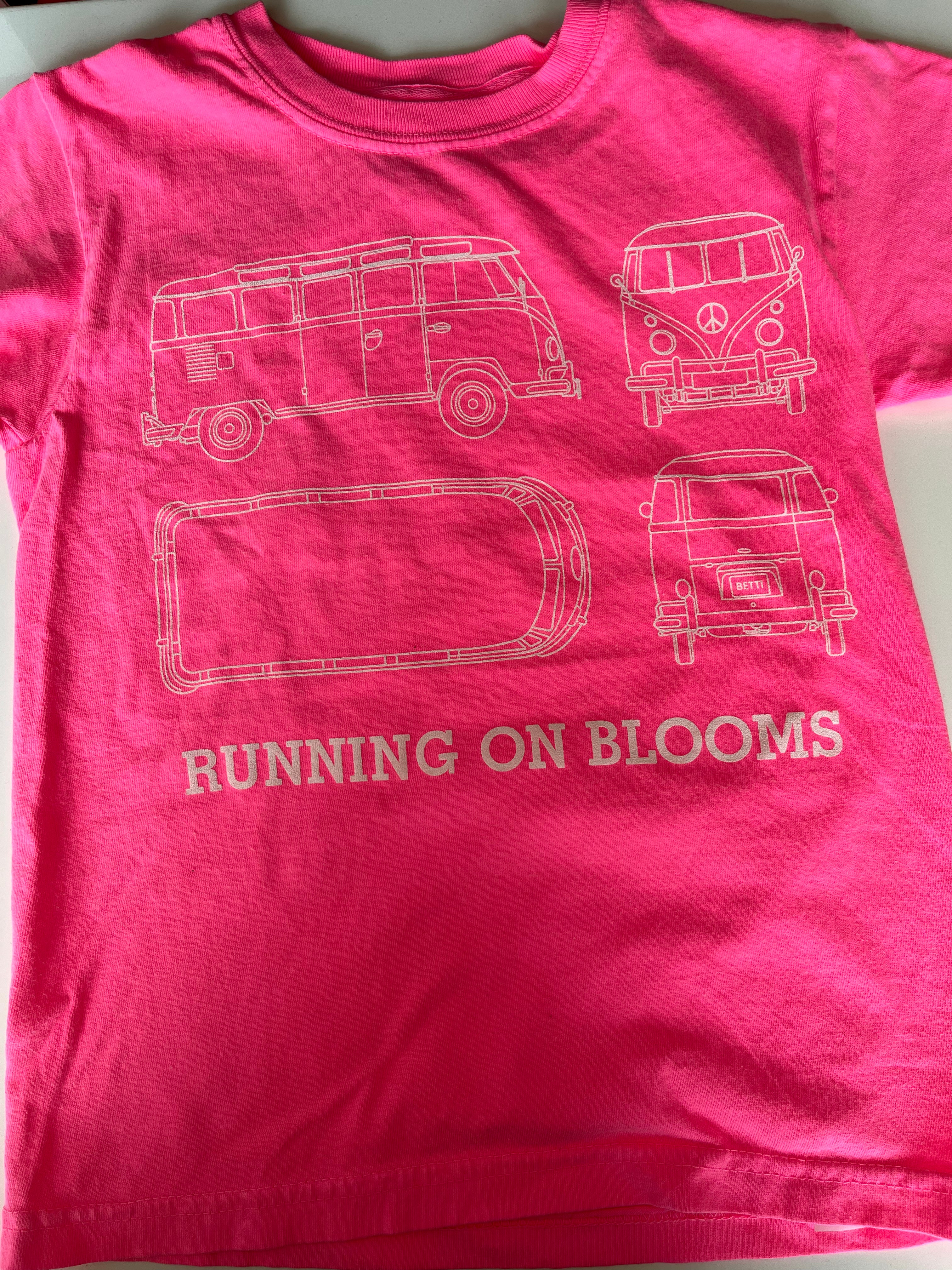 Neon pink VW shirt (YOUTH) - Youth small