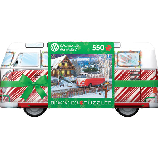 Volkswagen Christmas bus puzzle