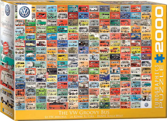 Volkswagen groovy bus puzzle