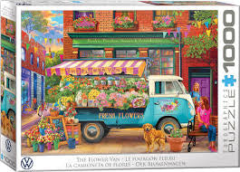 VW Flower Truck 1000pc Puzzle