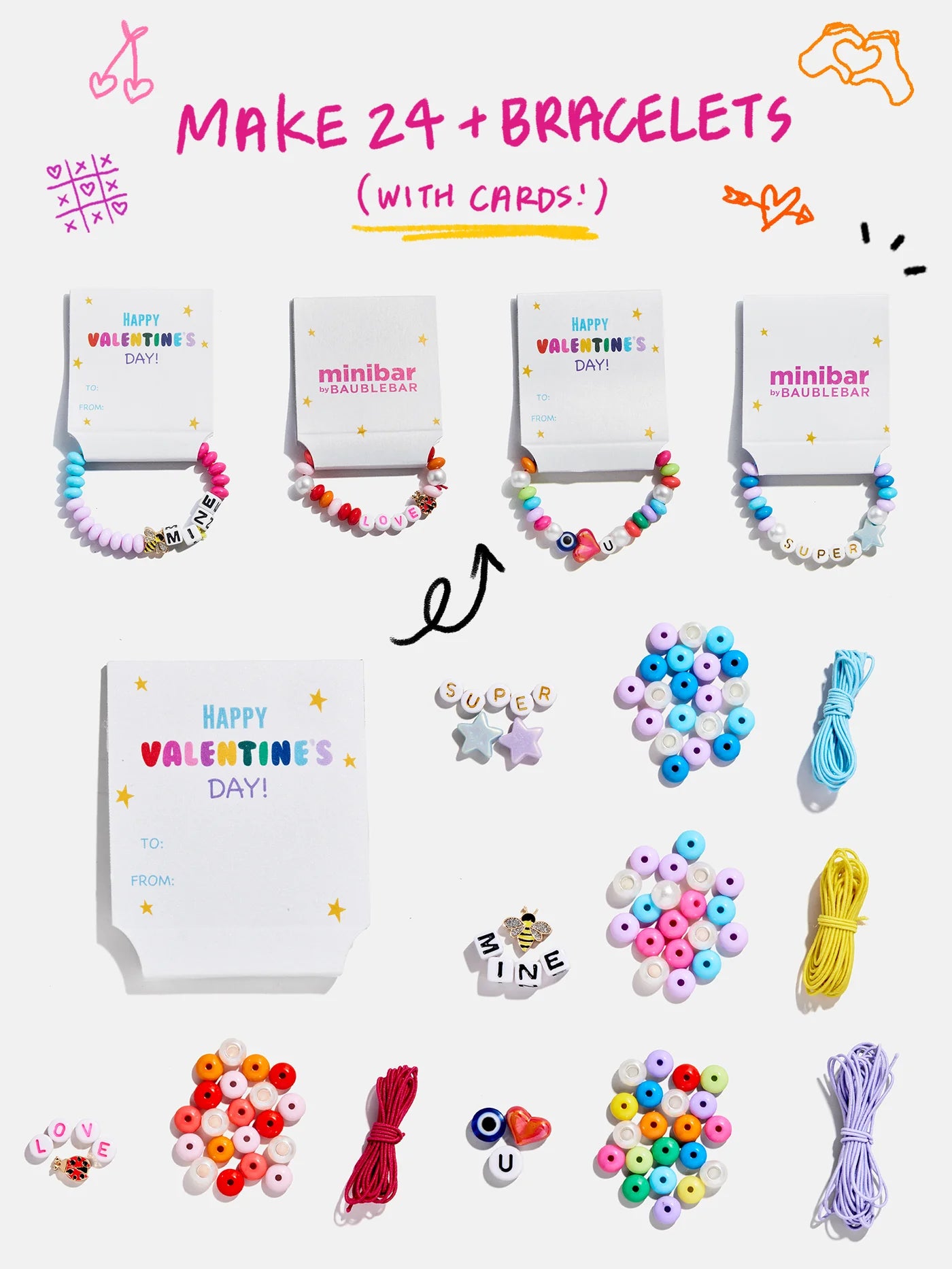 Kids’ DIY Valentine Bracelet Kit