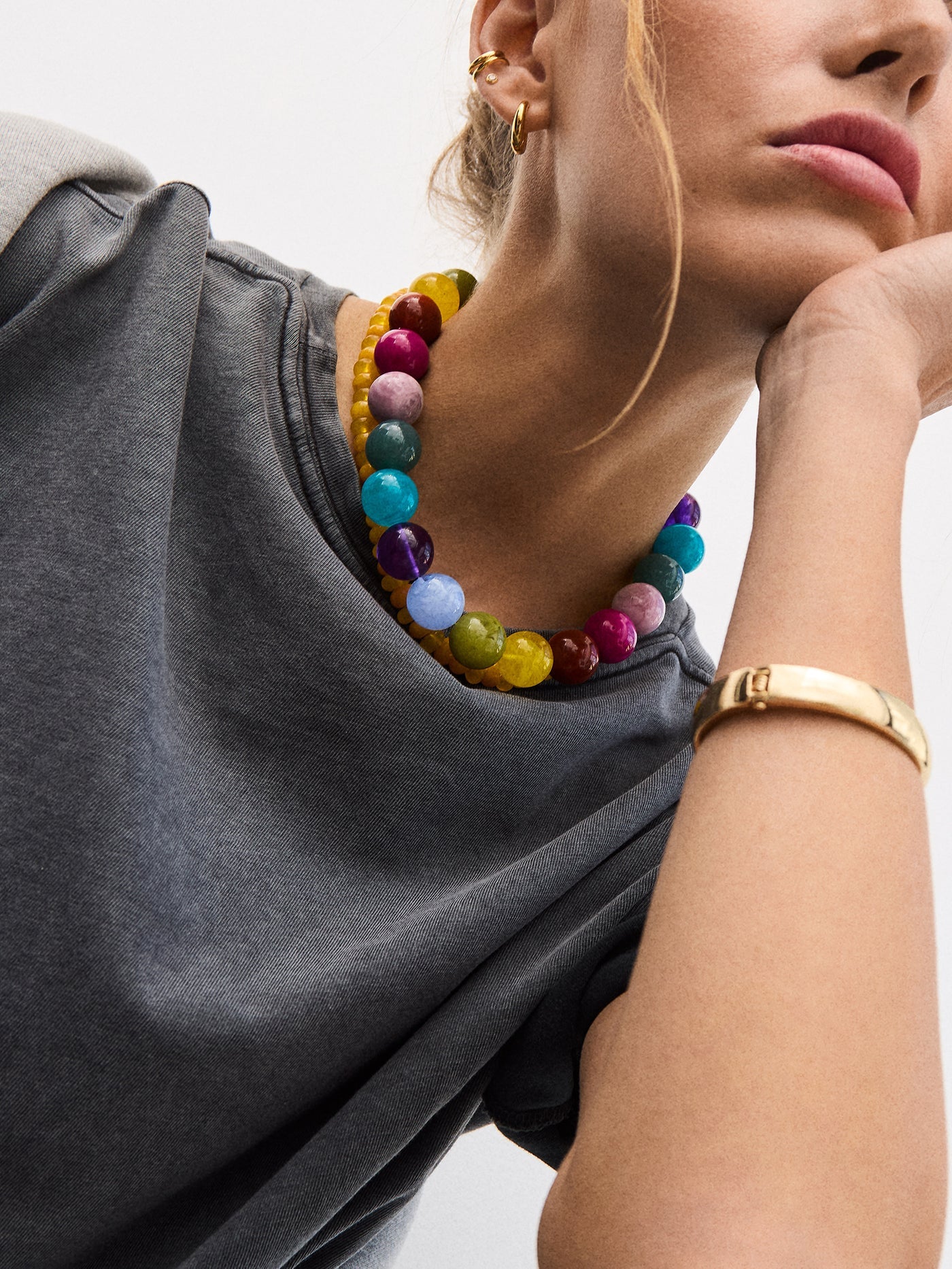 Jane Multi Beaded Necklace