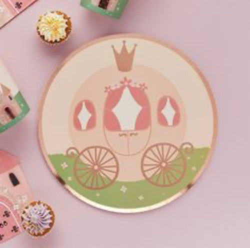 Princess Carriage Plates - 8 ct.