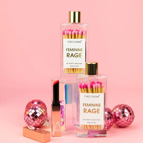 Feminine Rage - Glass Bottle Matchsticks