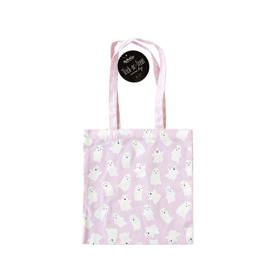 Pink Ghosts Canvas Tote Bag