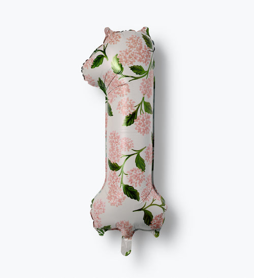 RiflePaperCo Number Balloons - Pink Hydrangea