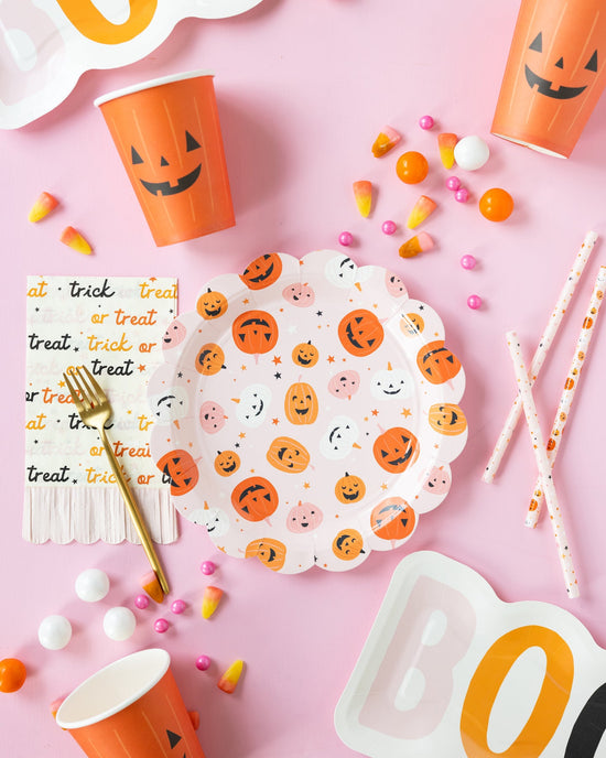 Hey Pumpkin Paper Party Cups