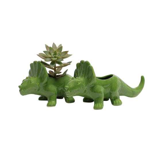 Triceratops Planter Vase