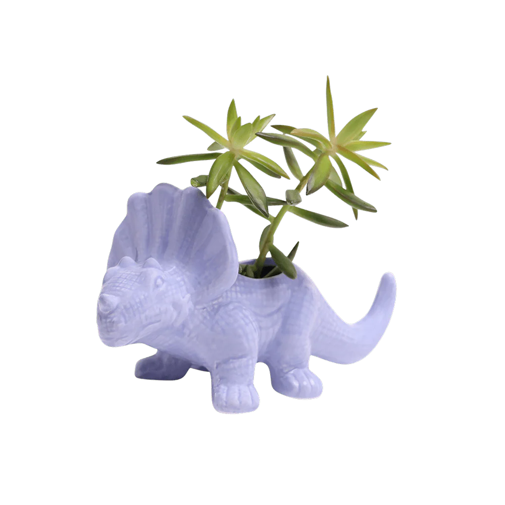 Triceratops Planter Vase