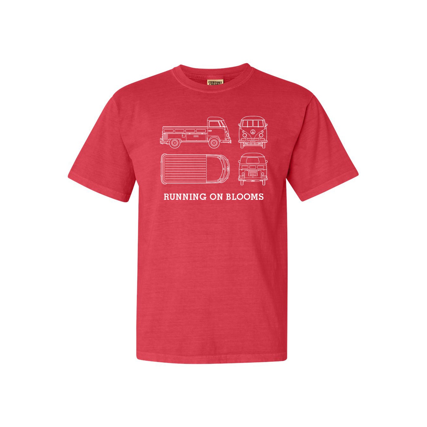 Unisex Running on Blooms Merch Tee - Adult Sizes
