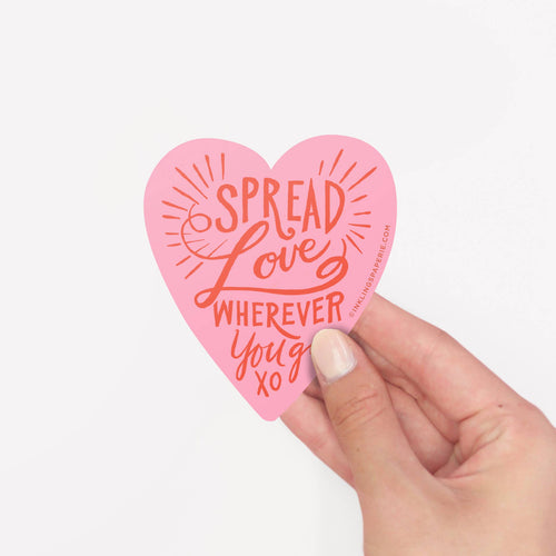 Spread Love Wherever You Go Sticker