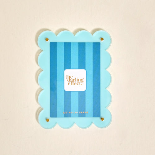 Mini Acrylic Picture Frame Magnet – Blue