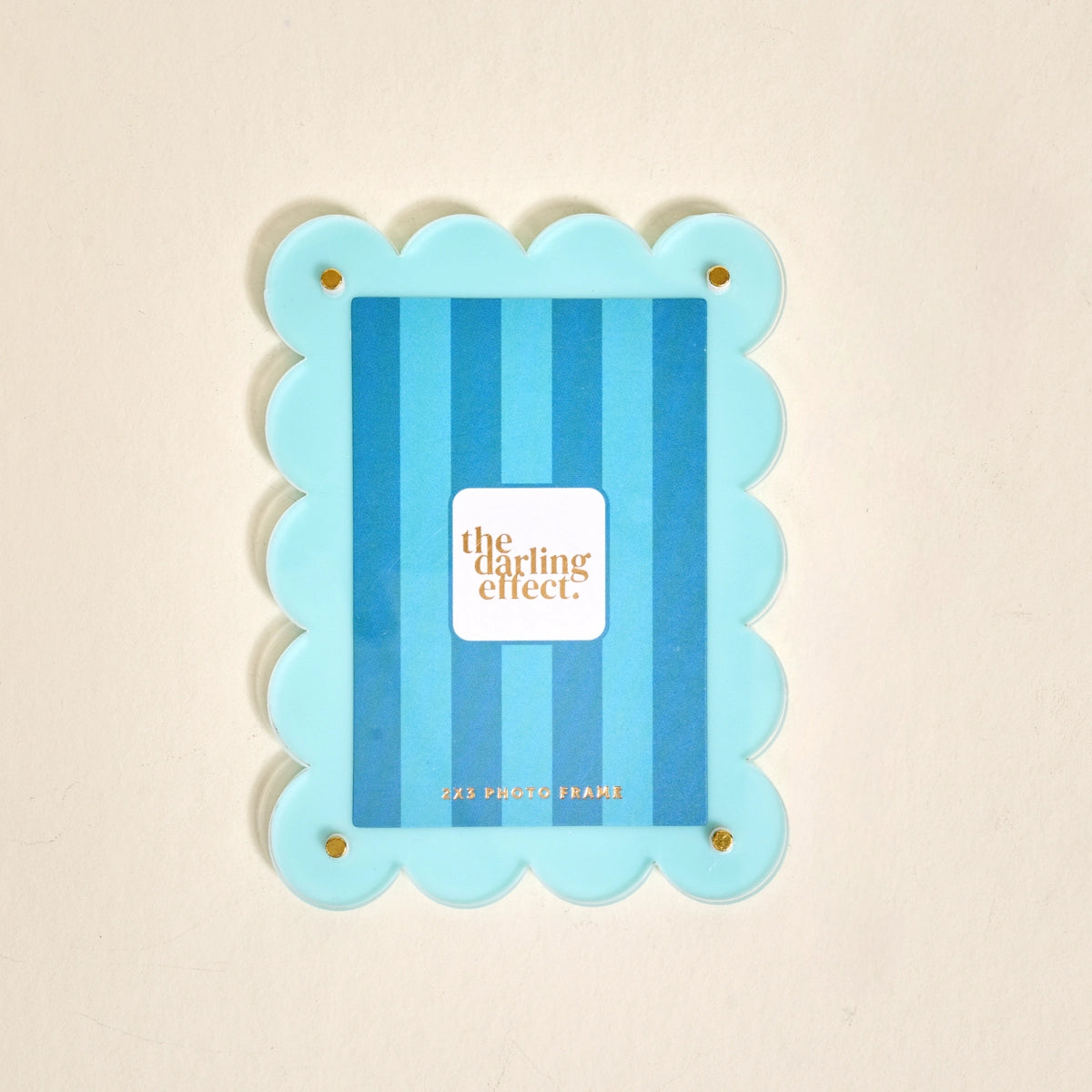 Mini Acrylic Picture Frame Magnet – Blue