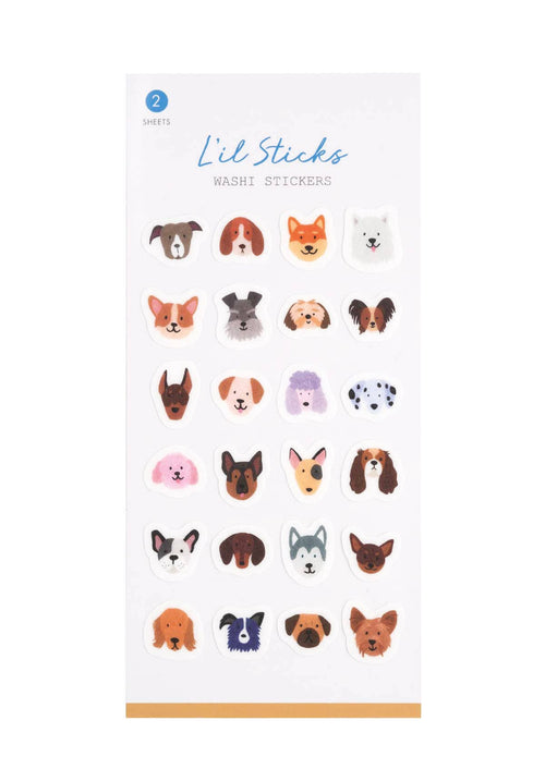 Dogs L’il Sticks Washi Sticker Set