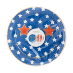 Stars & Stripes Smiley Plates Set - 8 ct.
