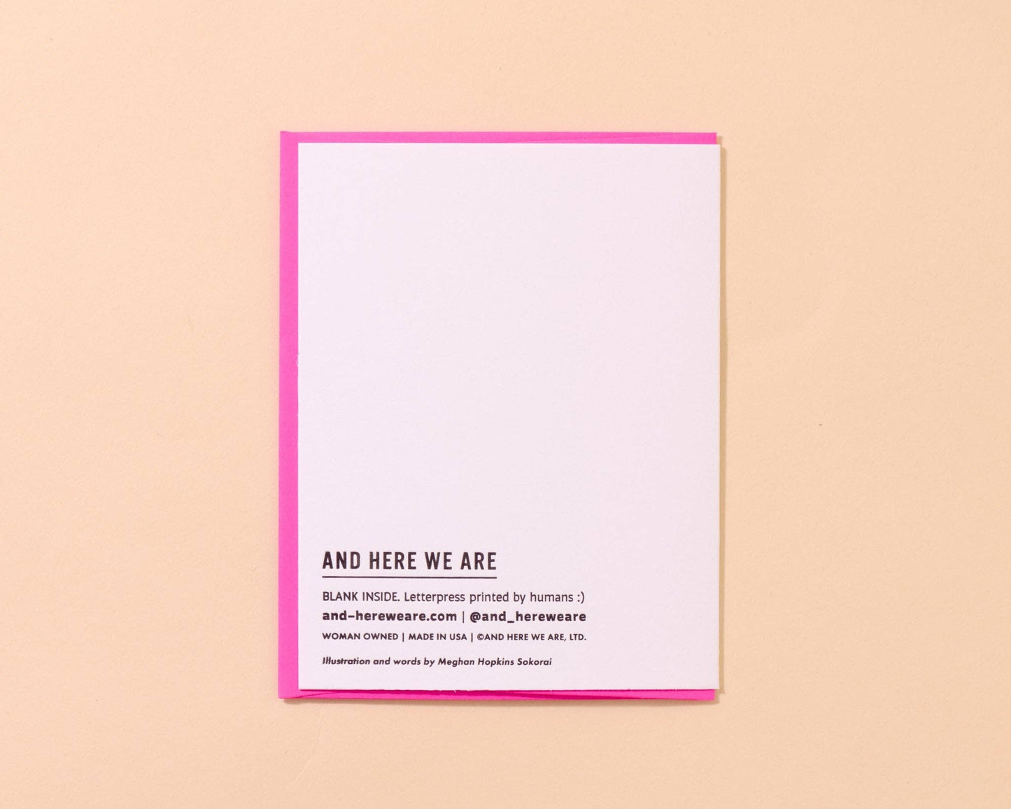 You're So Annoying Letterpress Card