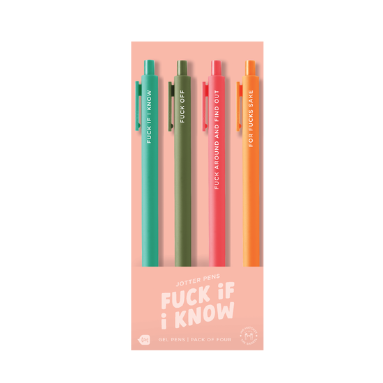 Jotter Sets 4 Pack (perfect stocking stuffers!): Yes Way Rosé