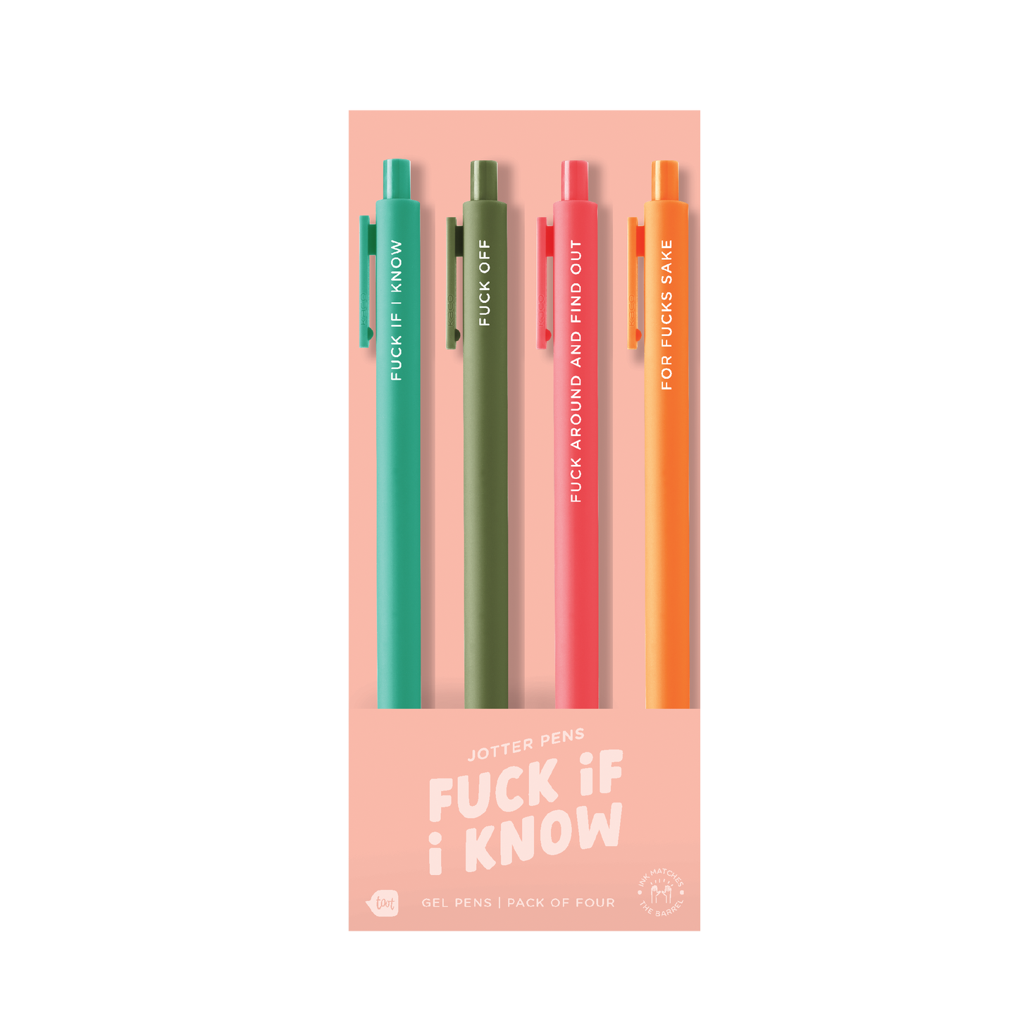 Jotter Sets - 4 Pack -Dumpster Fire